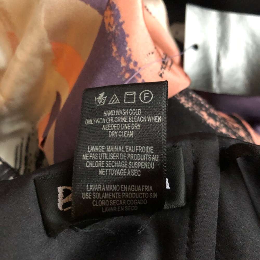 NWT BCBG Pink, Purple, Black Dress - Size 8 - Picture 5 of 7